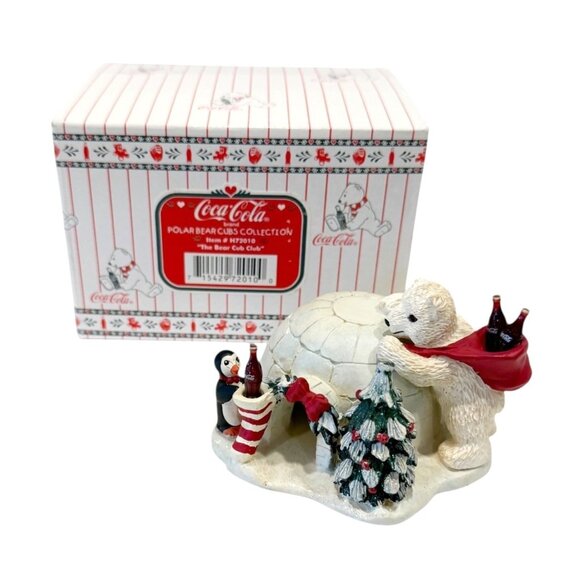 Coca-Cola Polar Bear Cubs Collection 1996 "The Bears Cub Club" 72010 - Picture 7 of 7